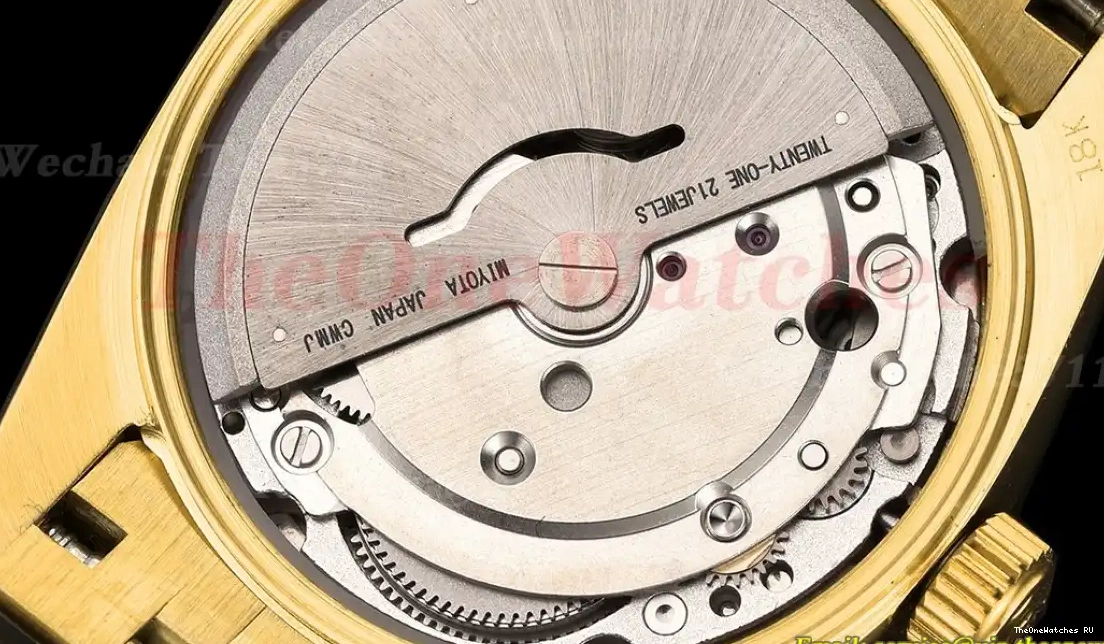 28mm YG Datejust Dia Silver MY8215 GDF Jub YG 0427